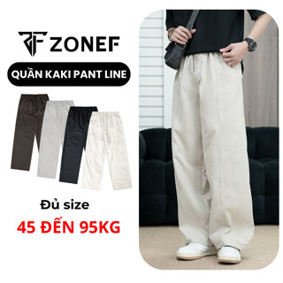 Quần Kaki Nam Ống Suông Xếp Ly ZONEF OFFICIAL, Quần Ống Rộng Chất Vải Kaki Dù Premium Thoáng Mát QKL