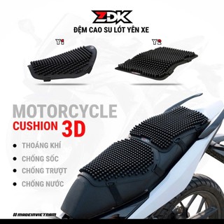 Đệm lót yên Cao Su gắn xe máy bao êm,thoáng mát-Nệm Yên Xe máy Cao Su ZDK Y1 và Y2 êm khi di chuyển