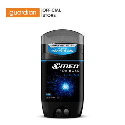 Sáp Xanh Khử Mùi Ngăn Vệt Ố Vàng X-Men For Boss Legend Hương Biển 80G | Guardian Việt Nam