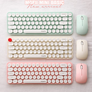  Bộ bàn phím không dây & chuột Silent MOFII �Candy Mini Basic dành cho Laptop i pad PC v.v 