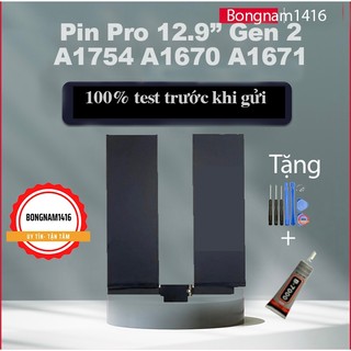 Pin Thay Thế Cho Máy Tính Bảng pro 12.9 gen 2 A1754 A1670 A1671 A1821 + Bộ Sửa + Keo Dán