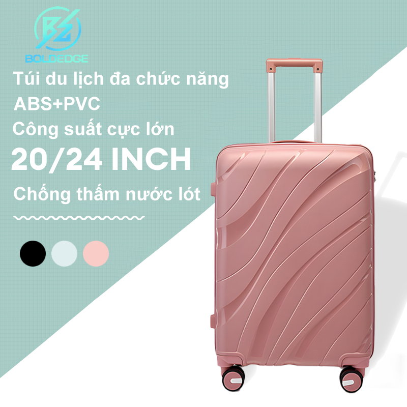 BoldEdge XW Túi du lịch thời trang Công suất cực lớn Vali du lịch Mật khẩu chống thấm nước và chống
