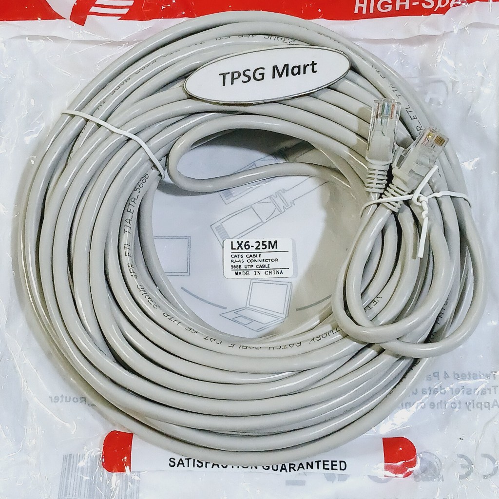 Cáp mạng Cat 6 UTP dài 25m / Cable Lan CAT 6 UTP, Cáp mạng Lan
