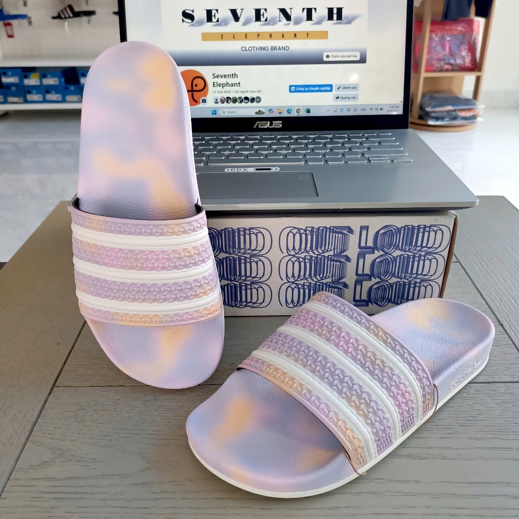 Dép Bánh Mì ADIDAS ADILETTE _ GV6986 _ HÀNG CHÍNH HÃNG