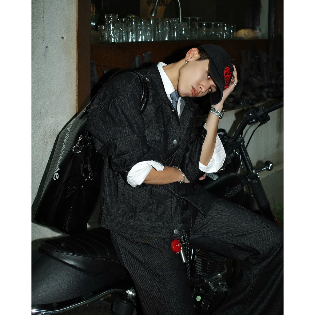 COMBO WIDE FLARED RAW BLACK JEANS WHOSE - Quần Jeans ống đứng và ống loe unisex nam nữ Whose stuido | BigBuy360 - bigbuy360.vn