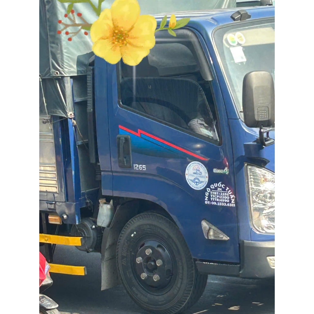 Vè che mưa xe tải Đô Thành IZ65, vè che mưa xe tải IZ65, hàng đẹp, chuẩn, dẻo dày, giá 1 cặp.