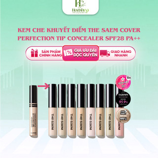Kem Che Khuyết Điểm The Saem Cover Perfection Tip Concealer SPF28 PA++
