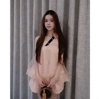 Đầm bí phối ren Nadia Dress đính hoa thủ công - thiết kế Aguja