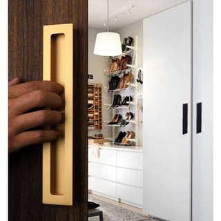 Tay nắm âm tủ Đen Mờ 8801