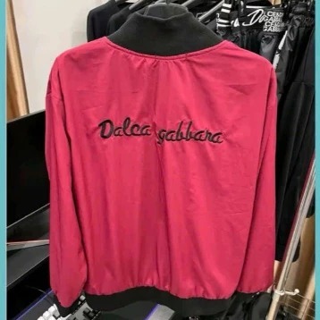 Áo Bomber DG Đỏ ❤ Áo Gió Dù 2 Lớp Dày Dặn Dáng Rộng Nam Nữ NA883