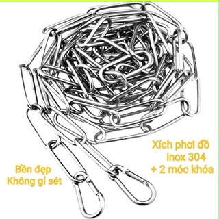  Dây xích phơi đồ inox 304  dây phơi inox  xích phơi đồ 