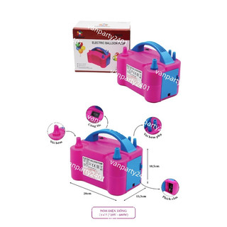 Máy bơm bóng bằng điện mini cho tiệc sinh nhật, party, sự kiện, cưới hỏi, thôi nôi, đầy tháng, lễ Tết, Noel, khai trương