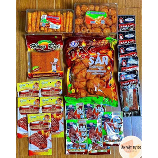  COMBO Ăn Vặt gồm 3 loại Pò Quẩy Và 1Bò Miếng,5 Cay Đen ,5 Hổ Kaka ,5 Sườn Bò Nướng 