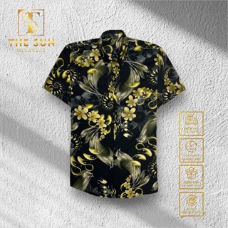Áo Sơ Mi Lụa Họa Tiết Hoa 3 Màu - Cuban Shirt TS73, TS74, TS75 - Size 50-100kg - Vải Lụa Thoáng Mát, Chống Nhăn Tốt
