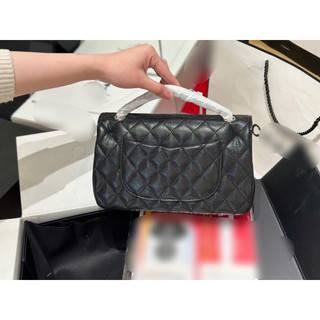 TÚI XÁCH CLASIC DA HẠT CAO CẤP SIZE 25,5CM ( FULLBOX + GIẤY NẾN)