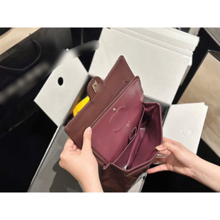 TÚI XÁCH CLASIC DA HẠT CAO CẤP SIZE 25,5CM ( FULLBOX + GIẤY NẾN)