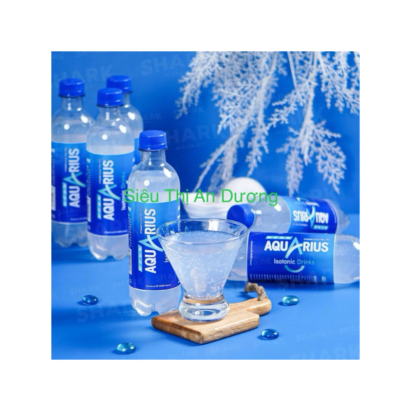 thùng 24 Chai Nước Điện Giải Bù Khoáng Thể Thao Aquarius 390ml