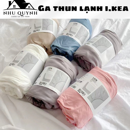 (Đệm 30cm)Ga thun lạnh bo chun bọc đệm thoáng mát,drap thun lạnh cao cấp co giãn 4 chiều ga I.KEA