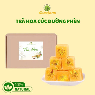 Trà hoa cúc đường phèn mật ong Camifarm dưỡng nhan, thanh lọc, chống lão hóa, tốt cho sức khỏe