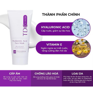  Mặt nạ Hyaluronic Acid siêu cấp ẩm  Mặt nạ cấp ẩm HA  