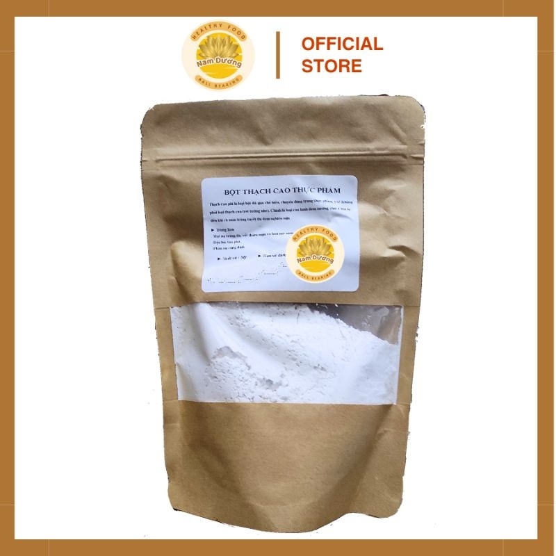 Bột thạch cao phi dùng trong thực phẩm 100 - 500g