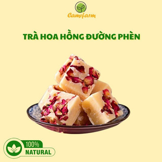  Trà hoa hồng đường phèn mật ong Camifarm 15 viên thanh nhiệt tốt cho sức khoẻ 