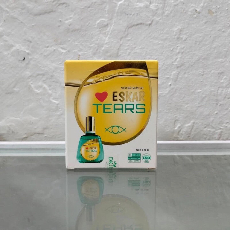Nước Mắt Nhân Tạo Eskar Tears - Giúp Sáng Mắt , Phục Hồi Bảo Vệ Mắt , Giảm Khô Mắt Mỏi Mắt - Lọ 10 M