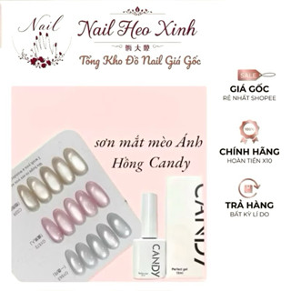 Sơn gel mắt mèo Ánh Trăng Hồng Candy 15ml