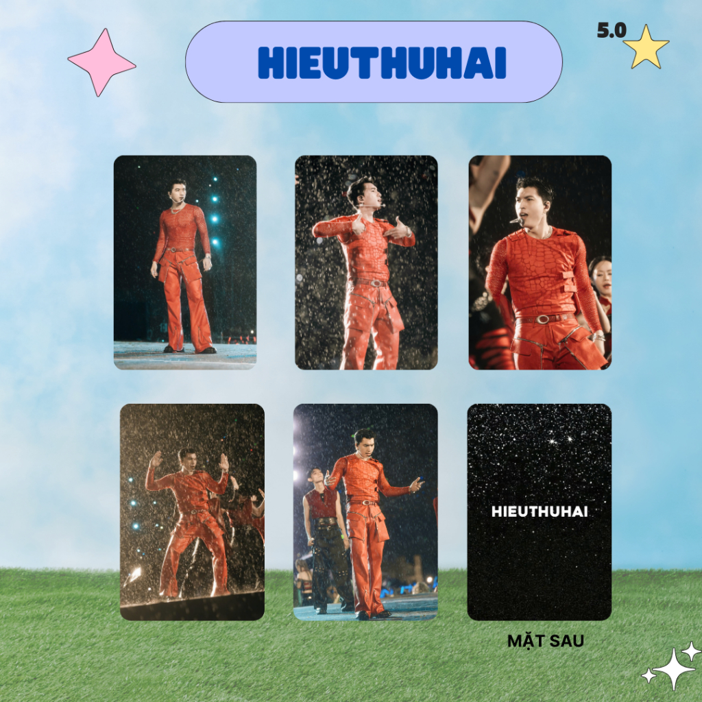 [UNOFF] Card bo góc HIEUTHUHAI - Bản 9 - Card Bo Góc Unofficial - Cán nhám 2 mặt