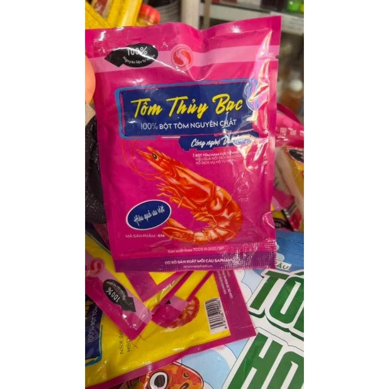 Bột Tôm Thủy Bạc Câu Cá Rô Phi