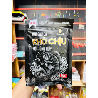   HNF  COMBO 5 Gói Cám Khó Chịu Đen 250G- Mồi Tổng Hợp Câu Cá - Đồ Câu Phạm Ngọc 