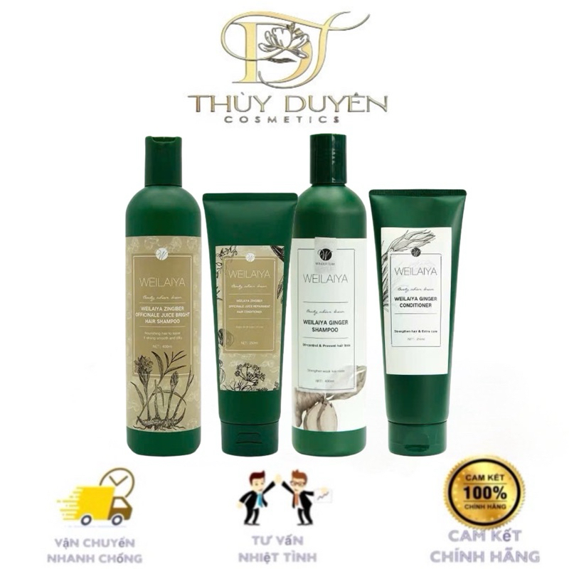 Weilaiya dầu gội gừng xã hà thủ ô -dầu gội gừng cả cặp gội xã