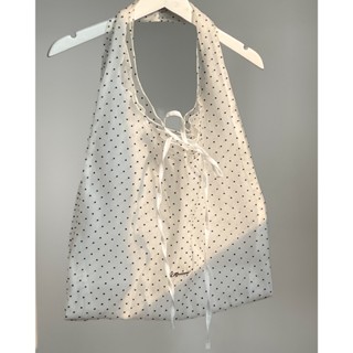  Dear Dot Tote Bag - Remmus | Túi chấm bi 2 lớp voal cho nữ 