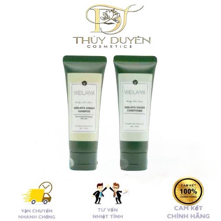  Bộ Dầu Gội Xả Gừng Weilaiya Giảm Rụng Tóc Kích Mọc Tóc Phục Hồi Tóc Khô Hư Tổn Mini 20ml 