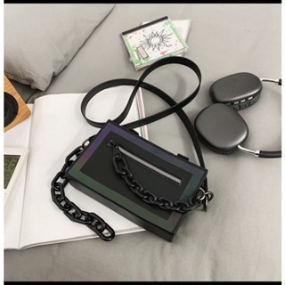 Túi Hộp Đeo Chéo Nam, Nữ Mini Bag Túi Xách Thời Trang Hộp Vuông Chữ Nhật Unisex chất lượng da xịn Unsshop