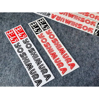 [ 1 CẶP ] TEM YOSHIMURA ( KHÔNG PHẢN QUANG ) DÁN PHUỘC TRƯỚC LỘT ĐƯỢC