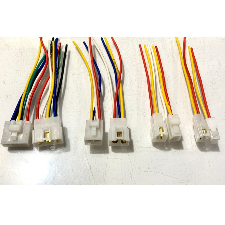 Giắc cắm đực, cái 2 3 4 6 chân