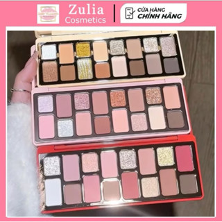 [QianYan] Bảng Phấn Mắt QianYan Cheeryep 16 Ô, Tone Màu Đa Dạng, Nhũ Lì, 13g