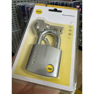 Ổ khóa yale y120/50/127/1 chìa răng cưa, màu bạc