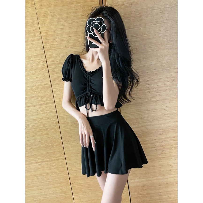 👙 Set Đồ Bơi Nữ Đi Biển Phong Cách Hàn Quốc Kín Đáo Mà Quyến Rũ - Hàng Quảng Châu | BigBuy360 - bigbuy360.vn