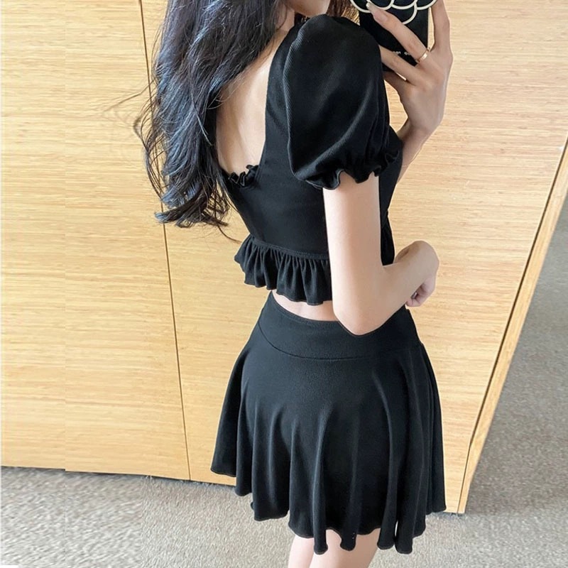 👙 Set Đồ Bơi Nữ Đi Biển Phong Cách Hàn Quốc Kín Đáo Mà Quyến Rũ - Hàng Quảng Châu | BigBuy360 - bigbuy360.vn