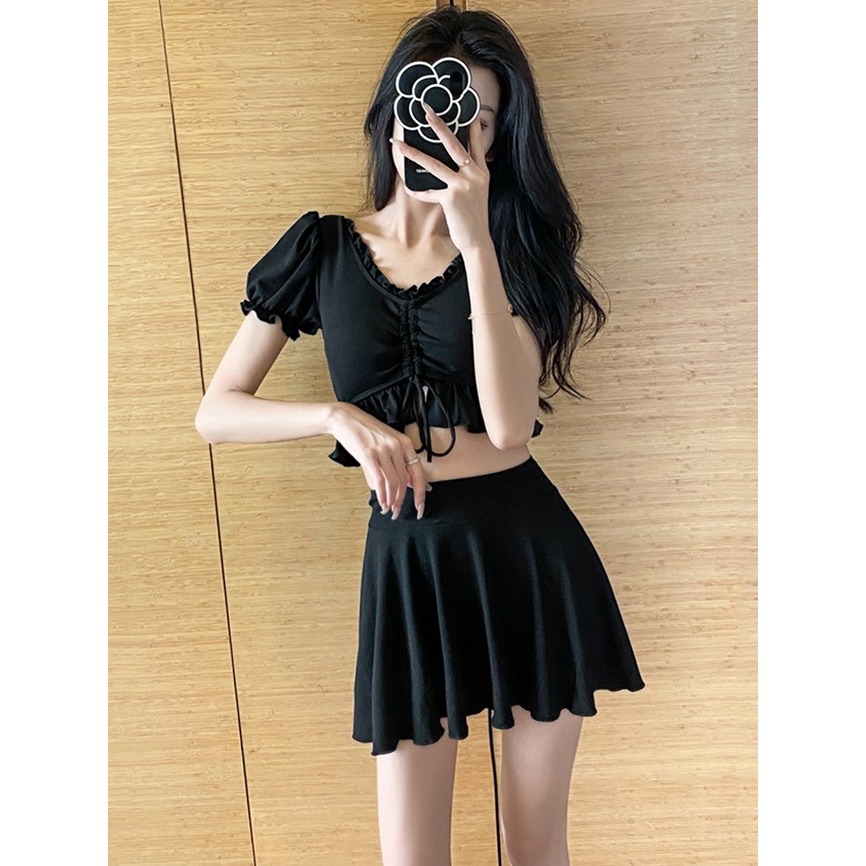 👙 Set Đồ Bơi Nữ Đi Biển Phong Cách Hàn Quốc Kín Đáo Mà Quyến Rũ - Hàng Quảng Châu | BigBuy360 - bigbuy360.vn