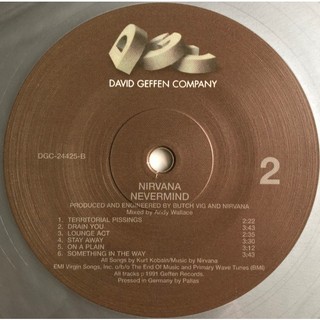 Nirvana ‎– Nevermind vinyl