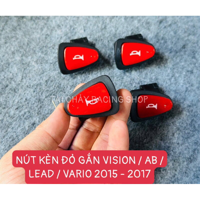 [ 1 NÚT ] NÚT KÈN ĐỎ GẮN VISION / AB / VARIO 2015 - 2017