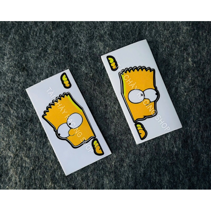 [ 1 MIẾNG ] TEM SIMSON SIZE NHỎ DÁN TRANG TRÍ XE