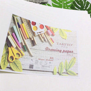 Giấy Vẽ Takeyo A3 - 20 tờ - 8737