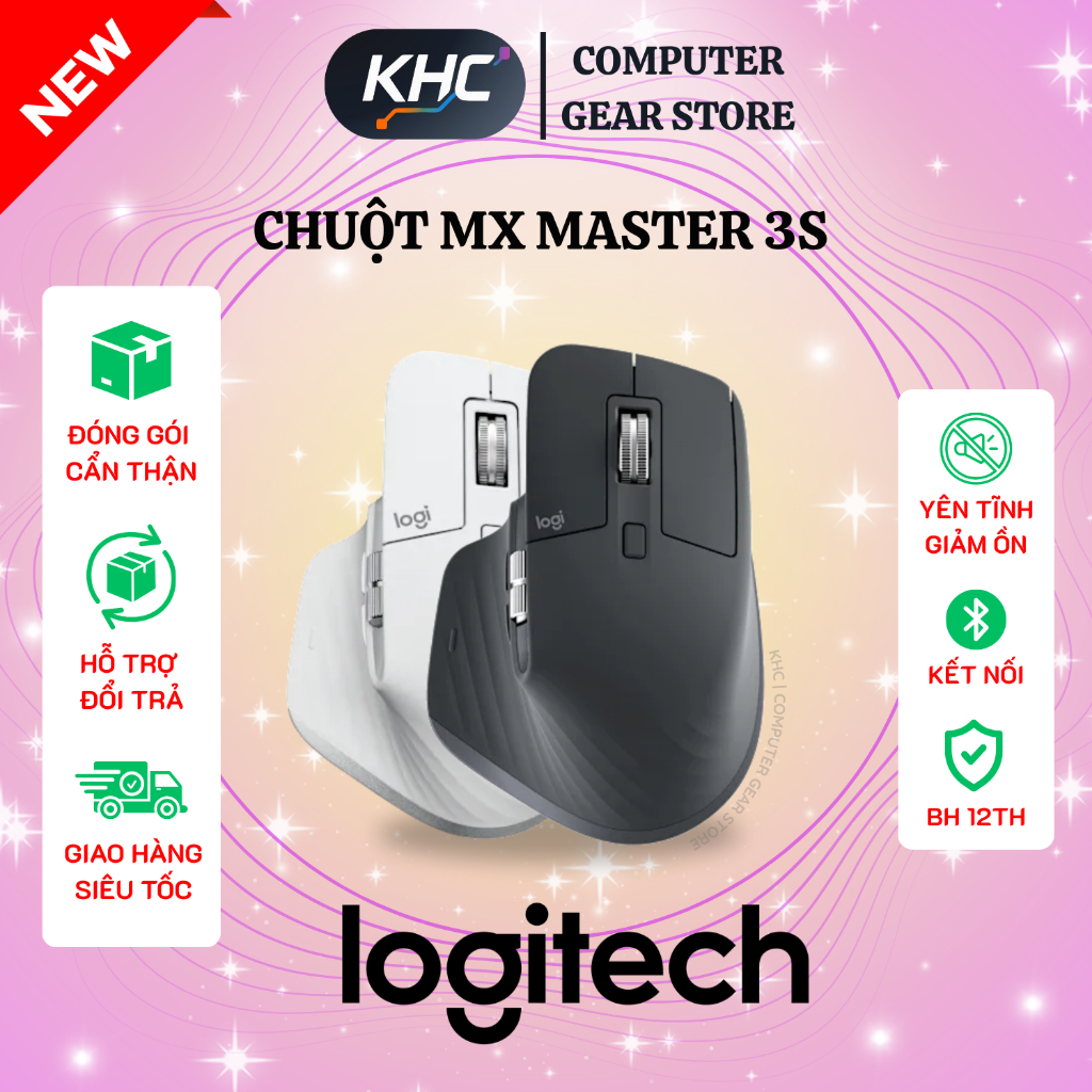 Chuột Không Dây Logitech MX Master 3s (Full VAT)