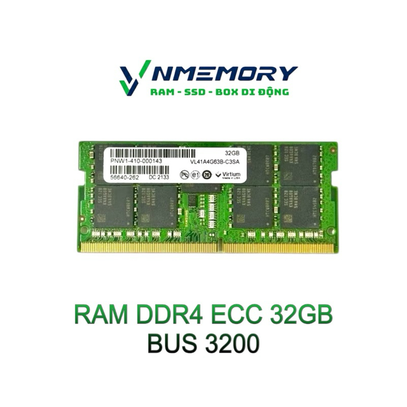 Ram Laptop DDR4 ECC 32GB BUS 3200