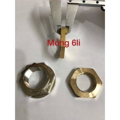 Ốc đầu khẩu hãm lồng máy giặt lục giác 36mm,38mm - Ecu siết lồng máy giặt, tán lồng máy giặt bằng th