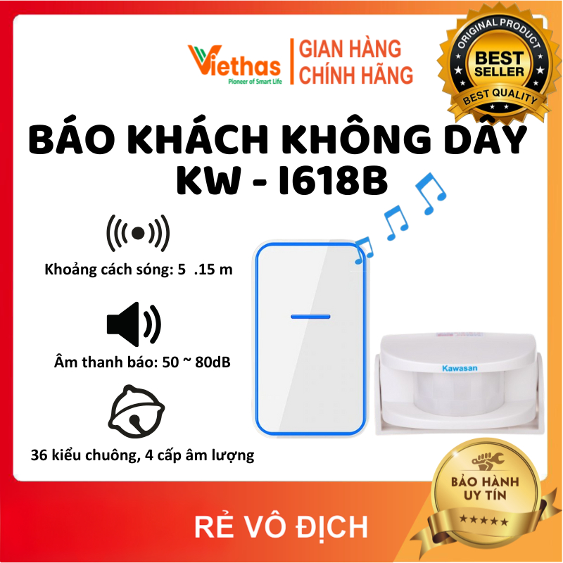 Báo Khách Không Dây KW - I618B